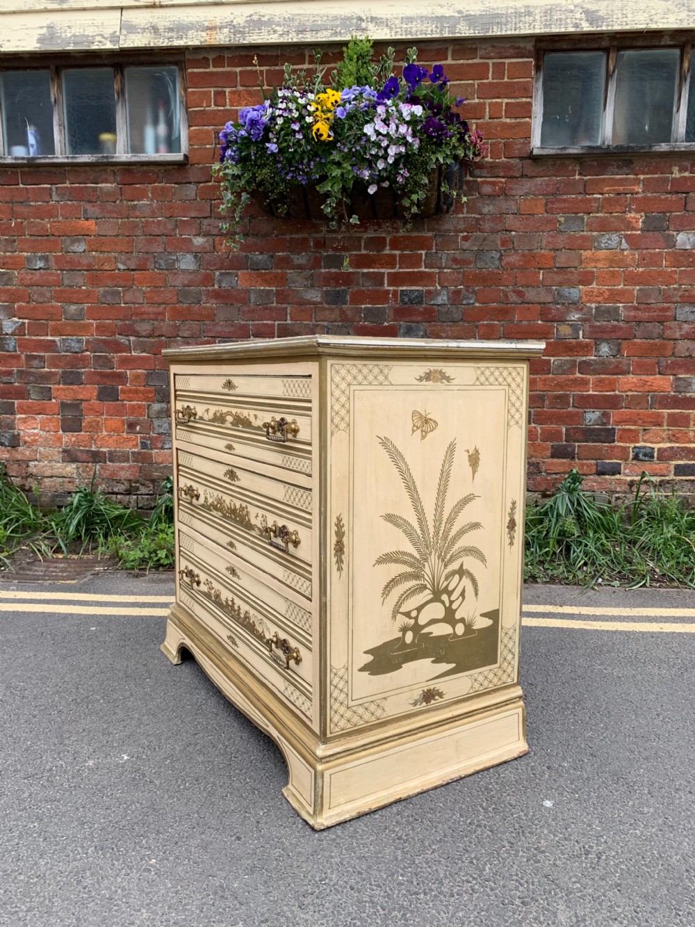 Decorative Chinoiserie chest View VII