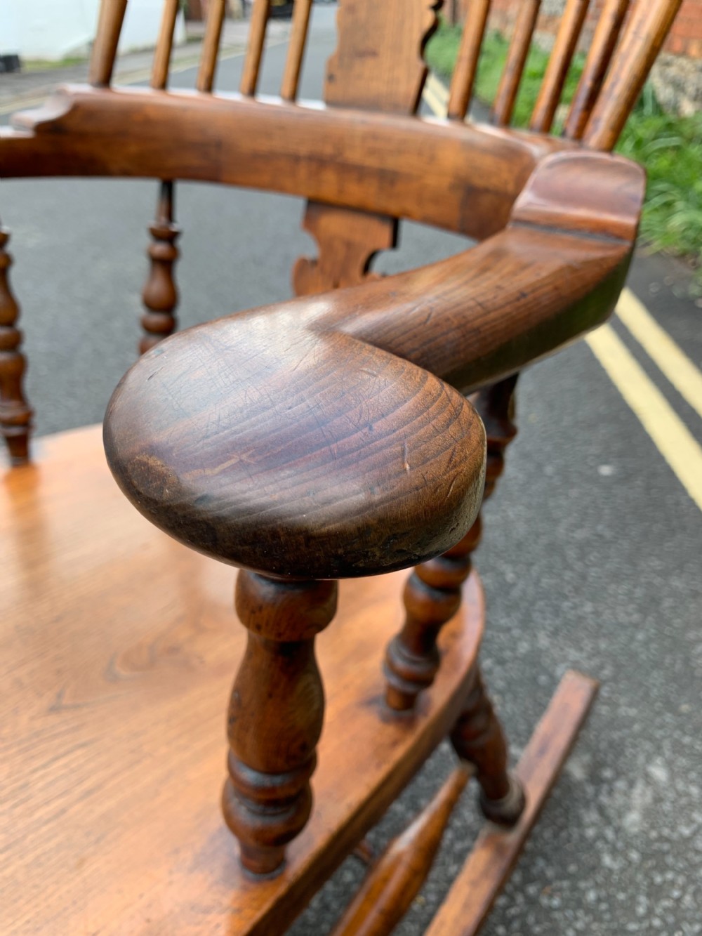 Nineteenth century Windsor rocking chair  View III
