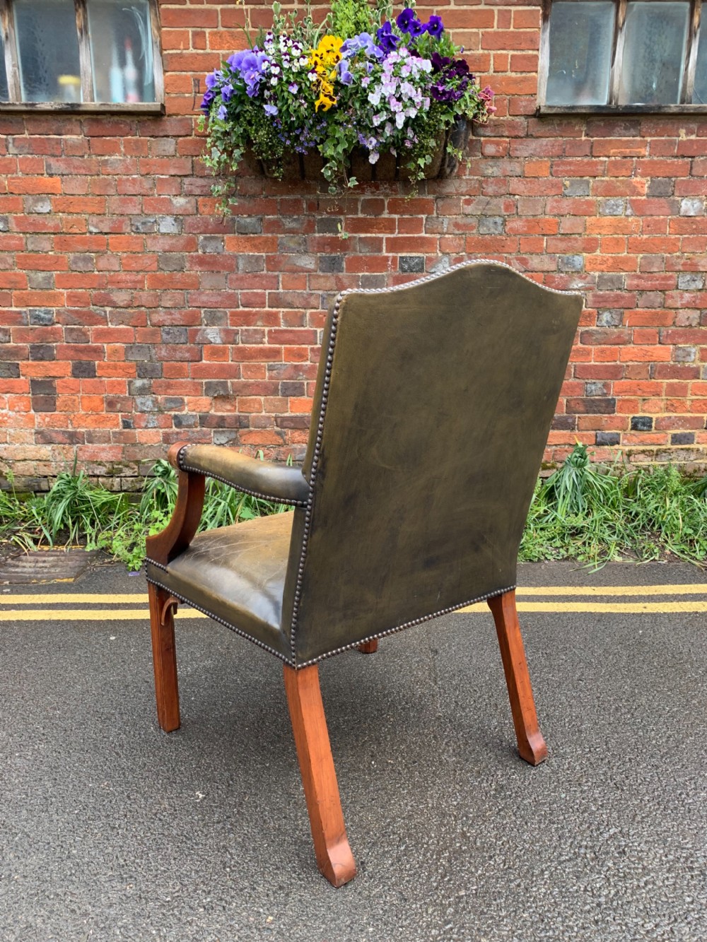 Mahogany Gainsborough armchair  View IV