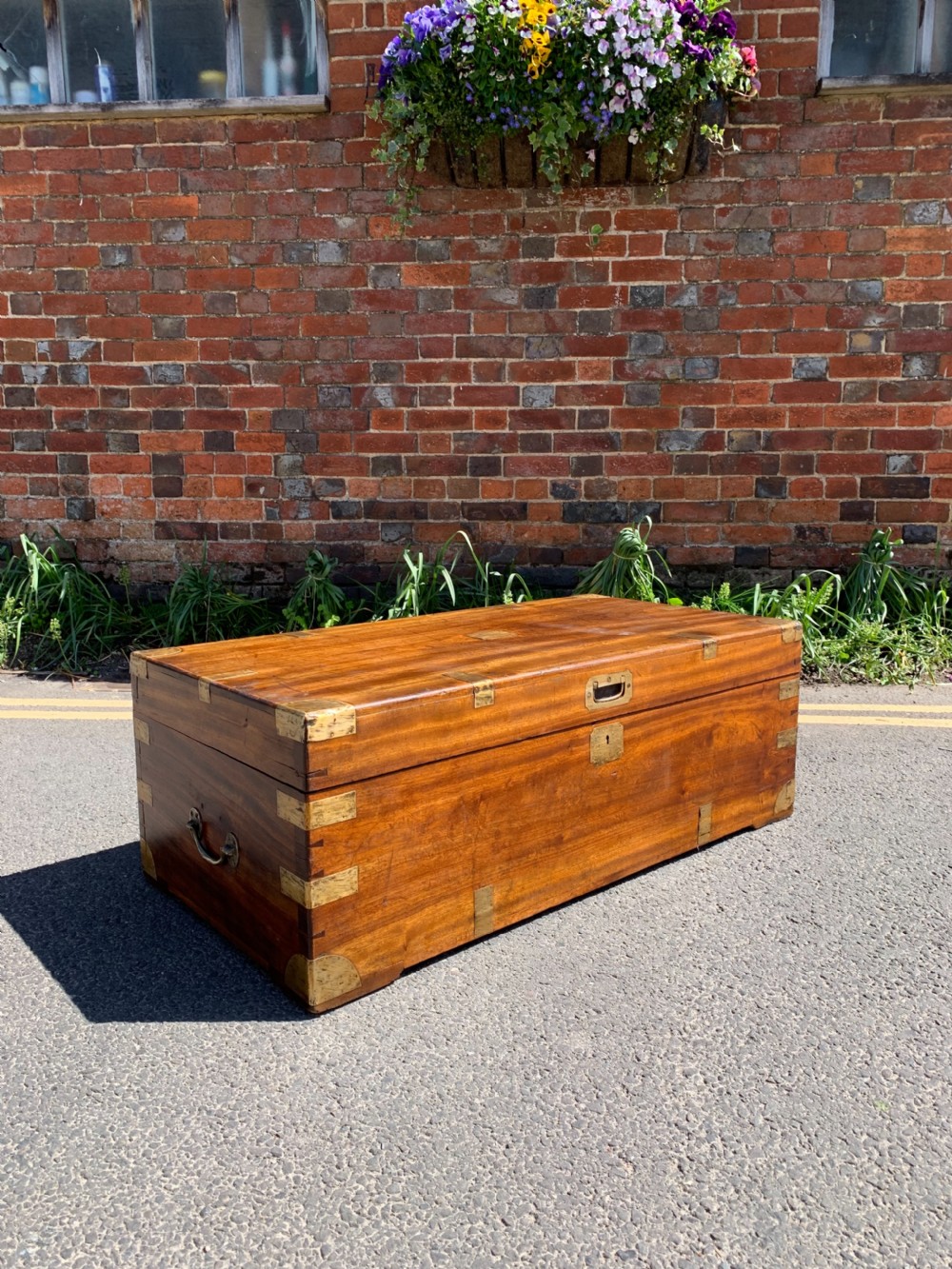 Nineteenth century Teak box
