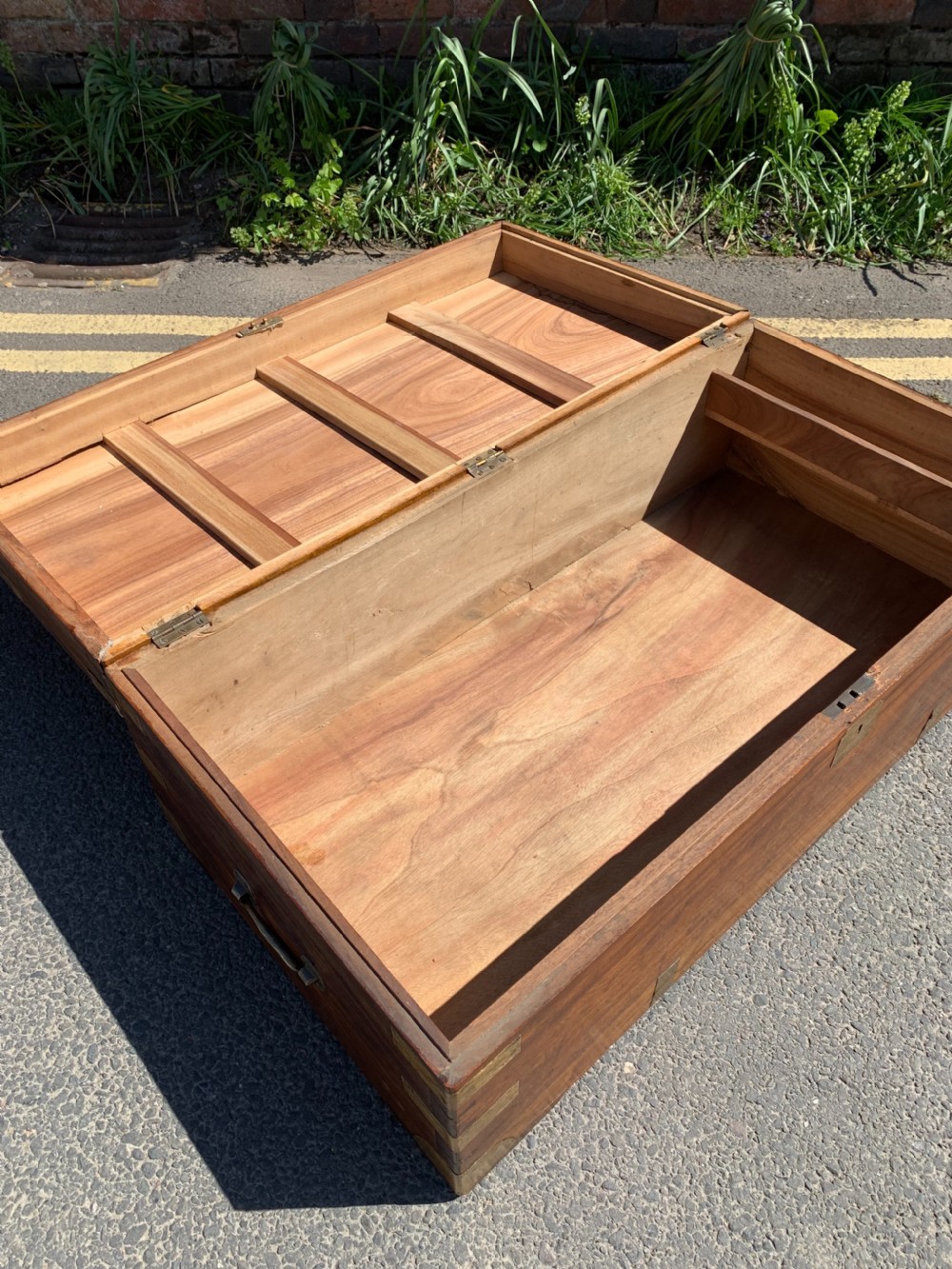 Nineteenth century Teak box View IV