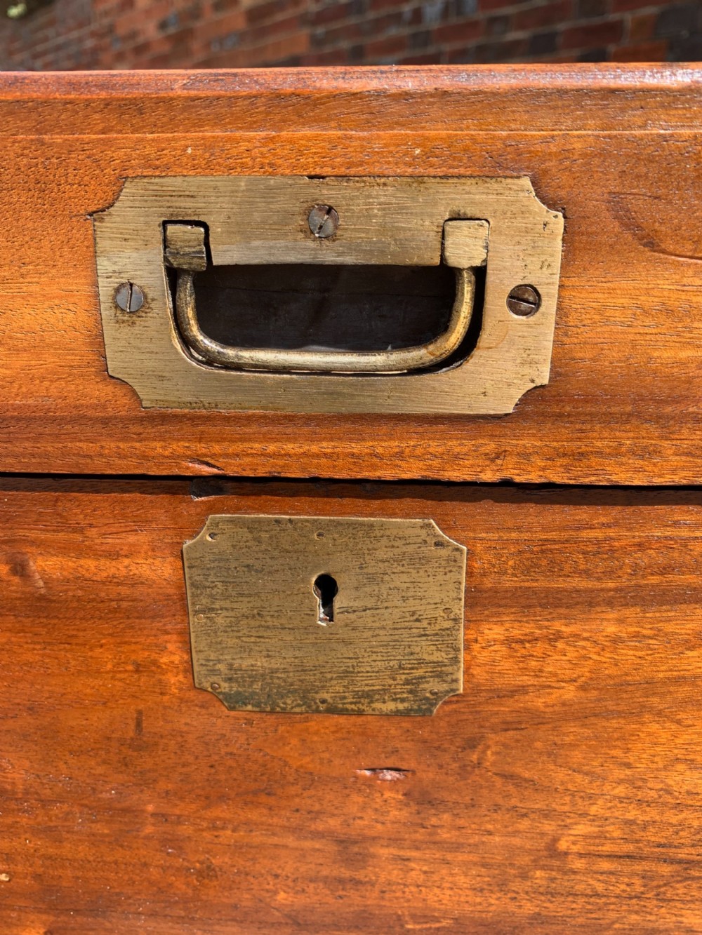 Nineteenth century Teak box View VI