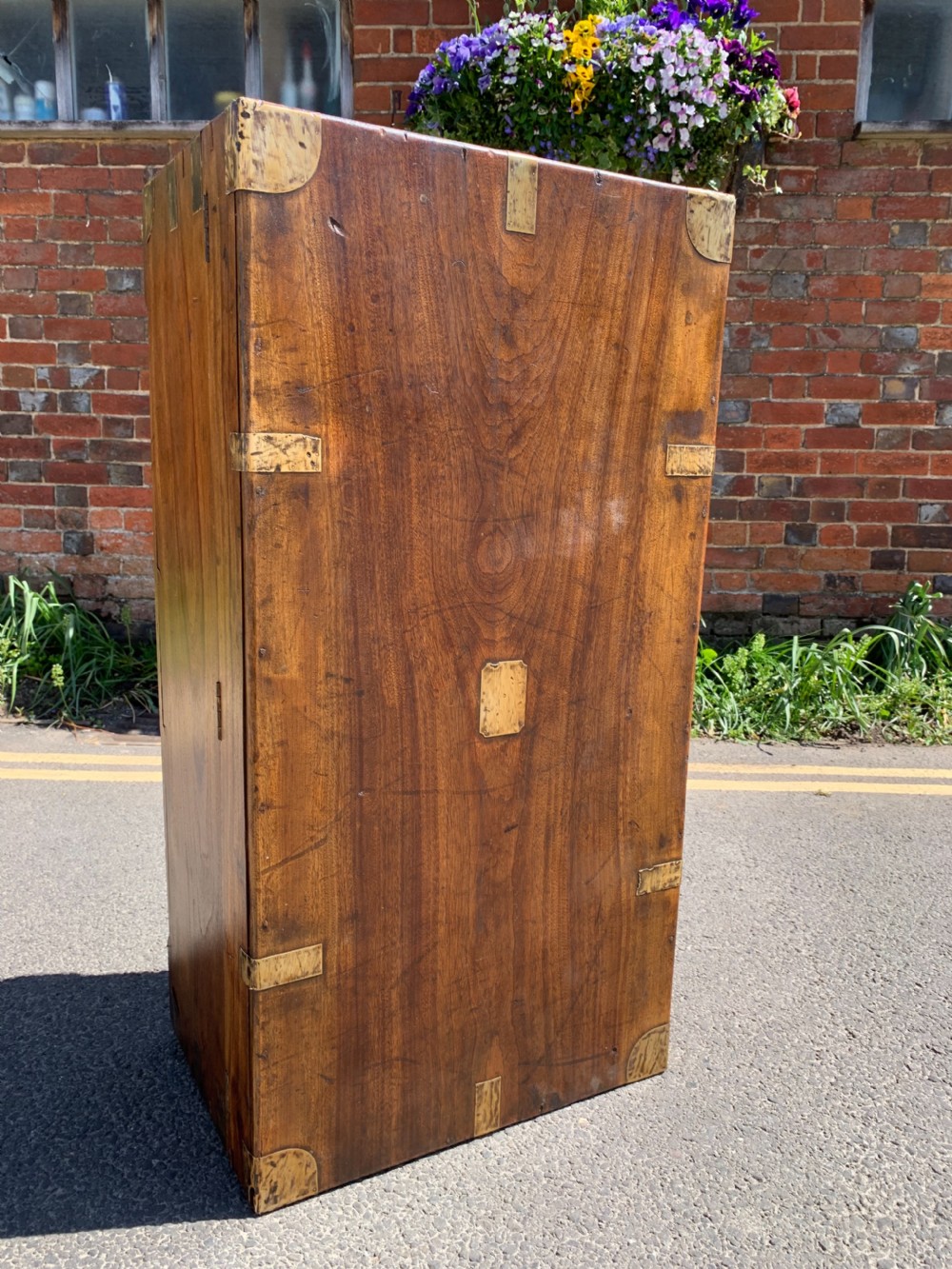 Nineteenth century Teak box View VII