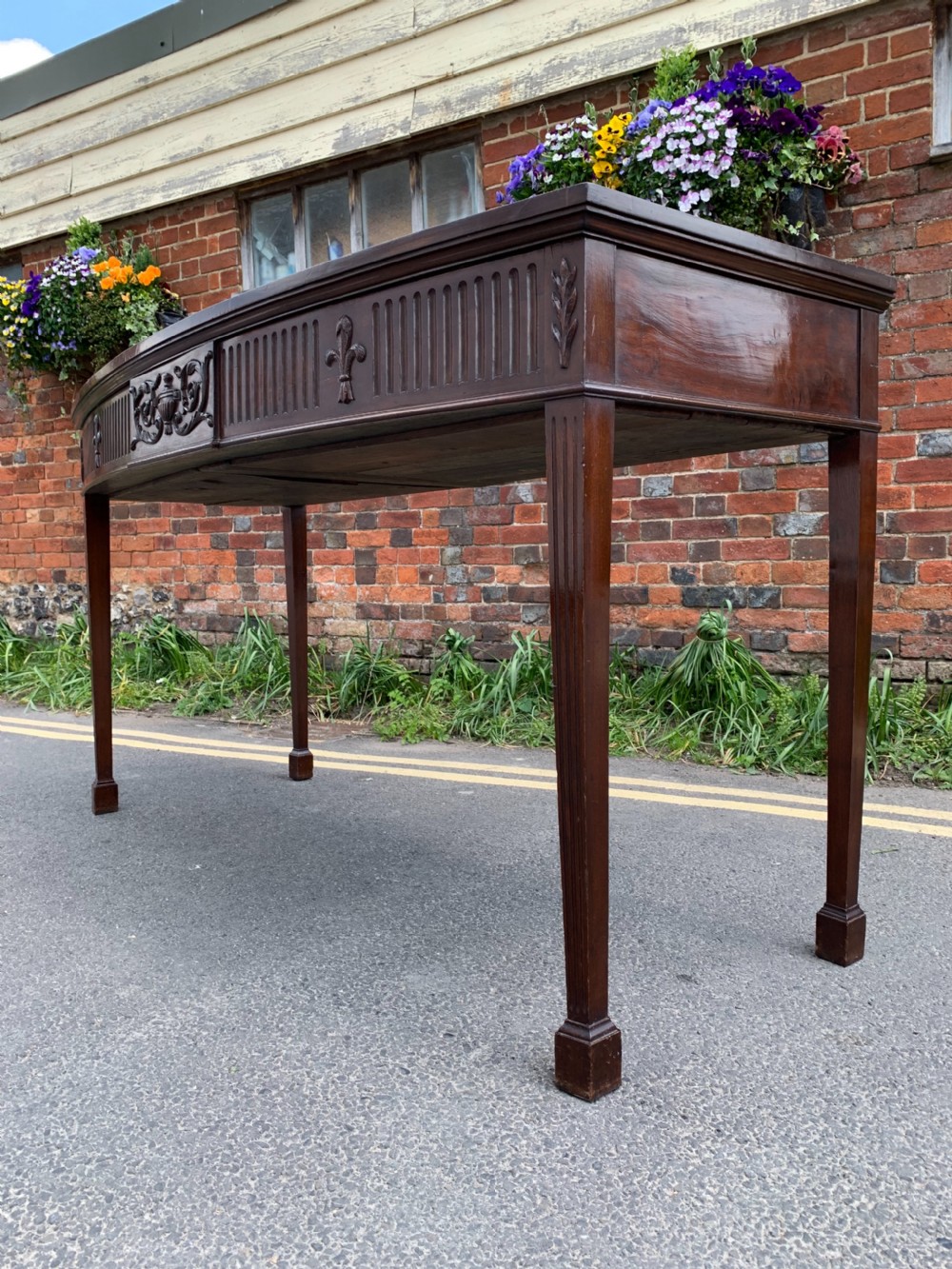 Mahogany serving table  View X