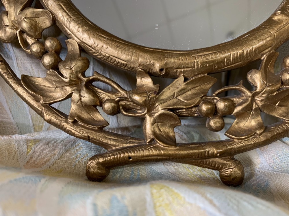 Pair of small gilt mirrors  View IV