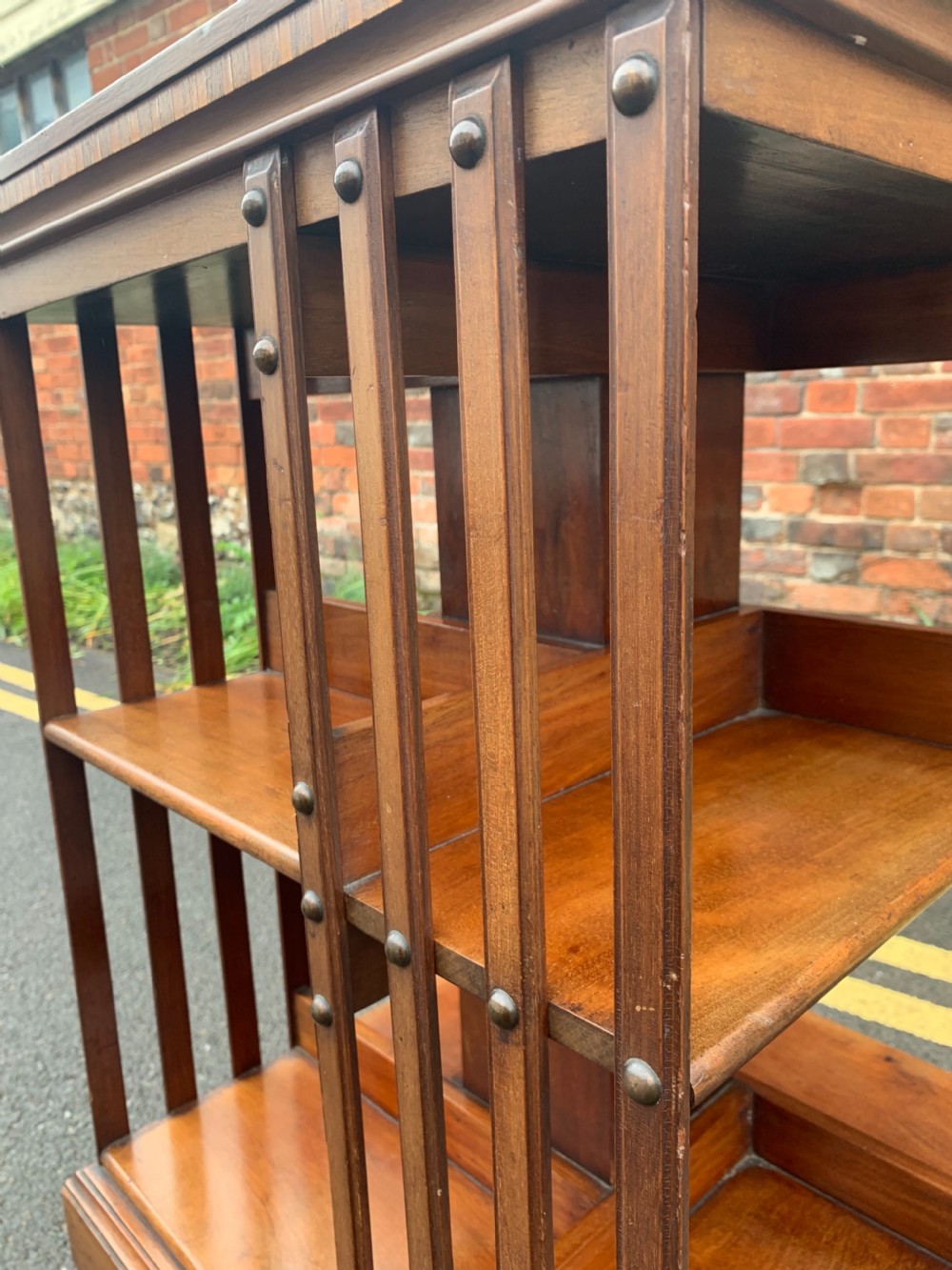 Victorian revolving bookcase  View VI