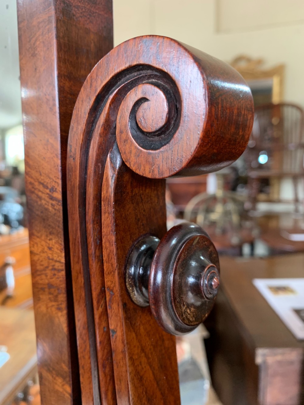 William IV Mahogany dressing mirror  View VI
