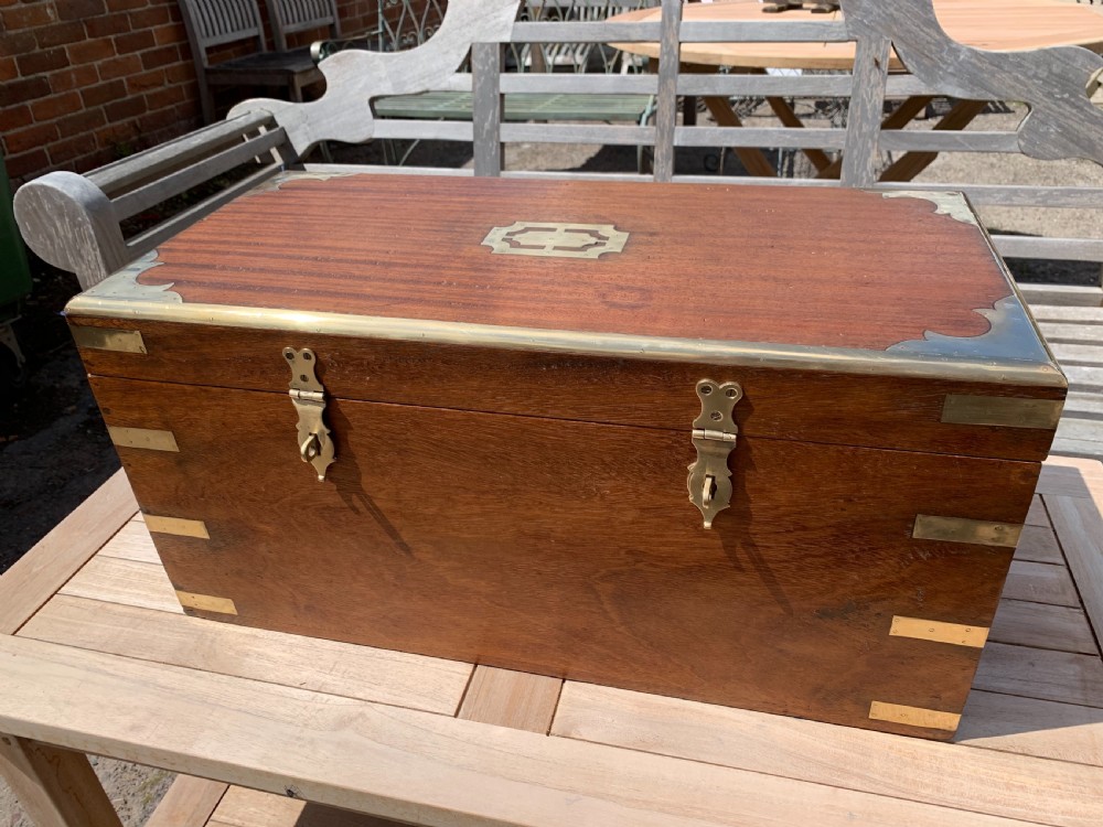 Anglo Indian Teak box. 
