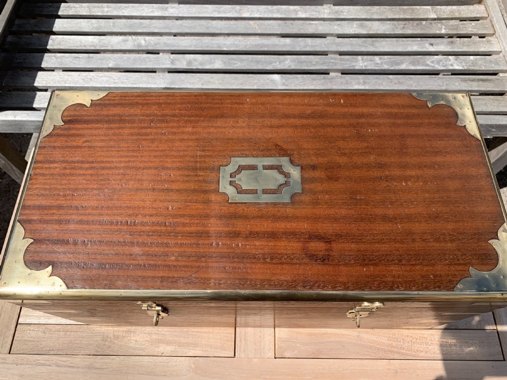 Anglo Indian Teak box.  View III