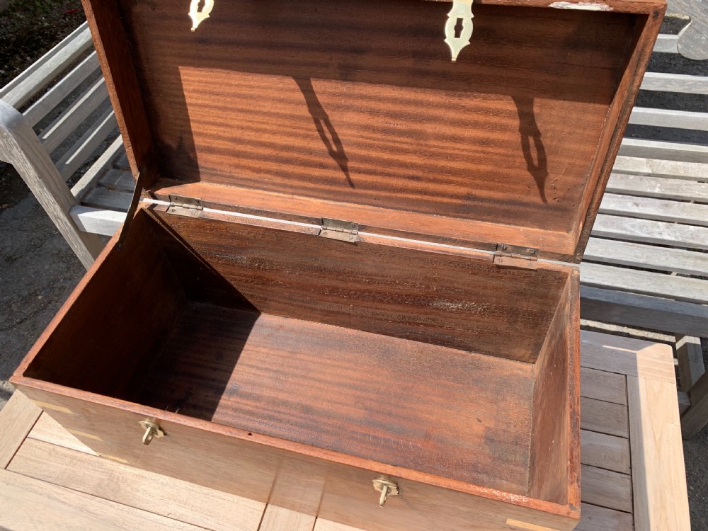 Anglo Indian Teak box.  View IV