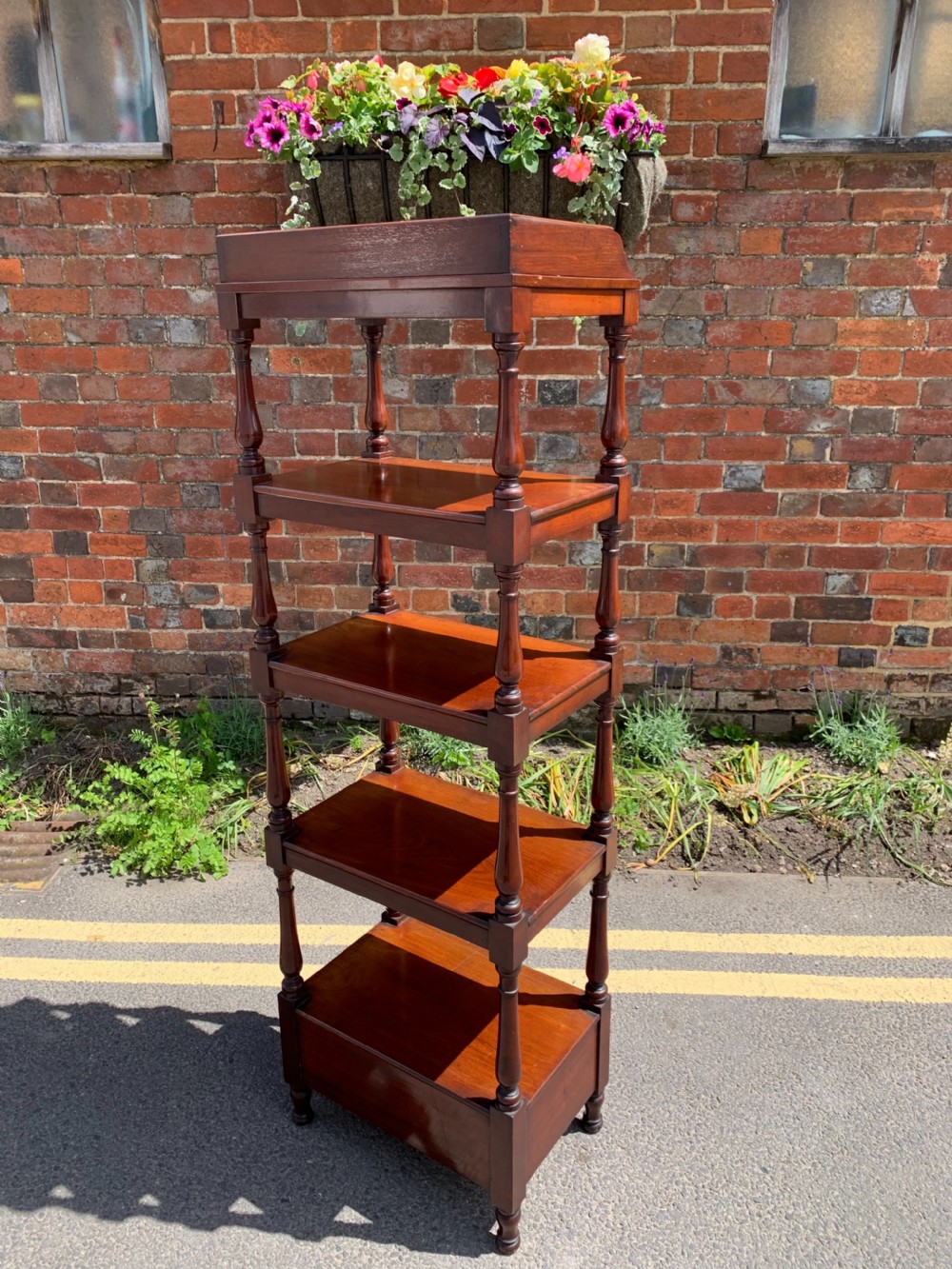 Victorian Mahogany Whatnot View IV