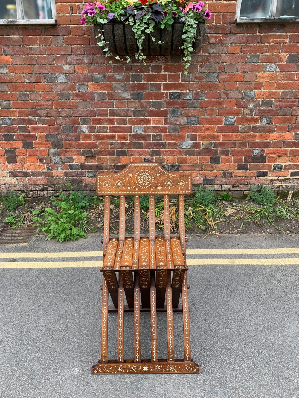 Folding inlaid chair from the Levant View II