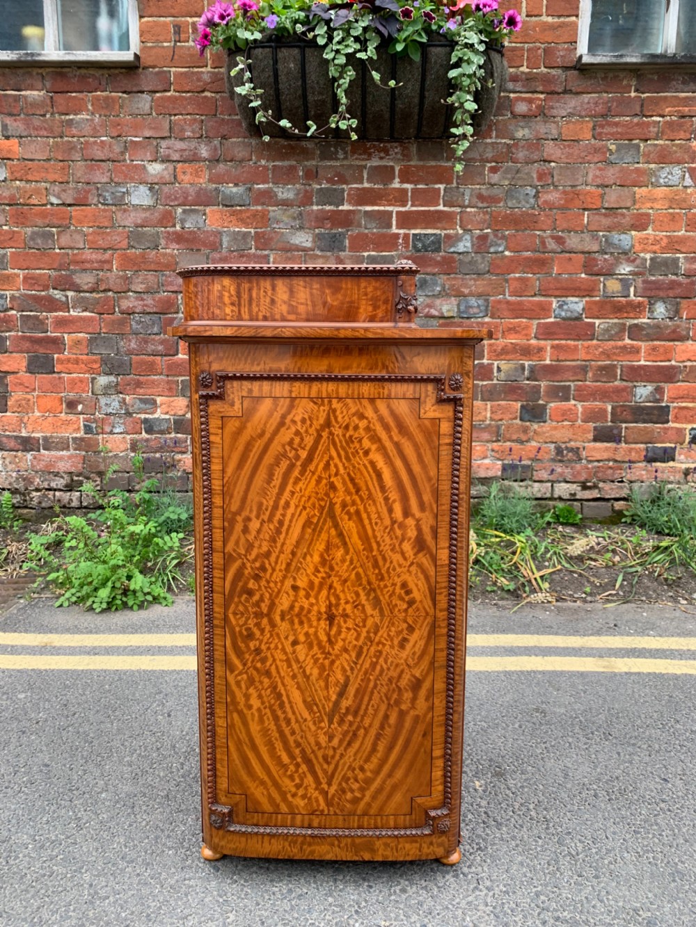 Satinwood pedestal chest  View III