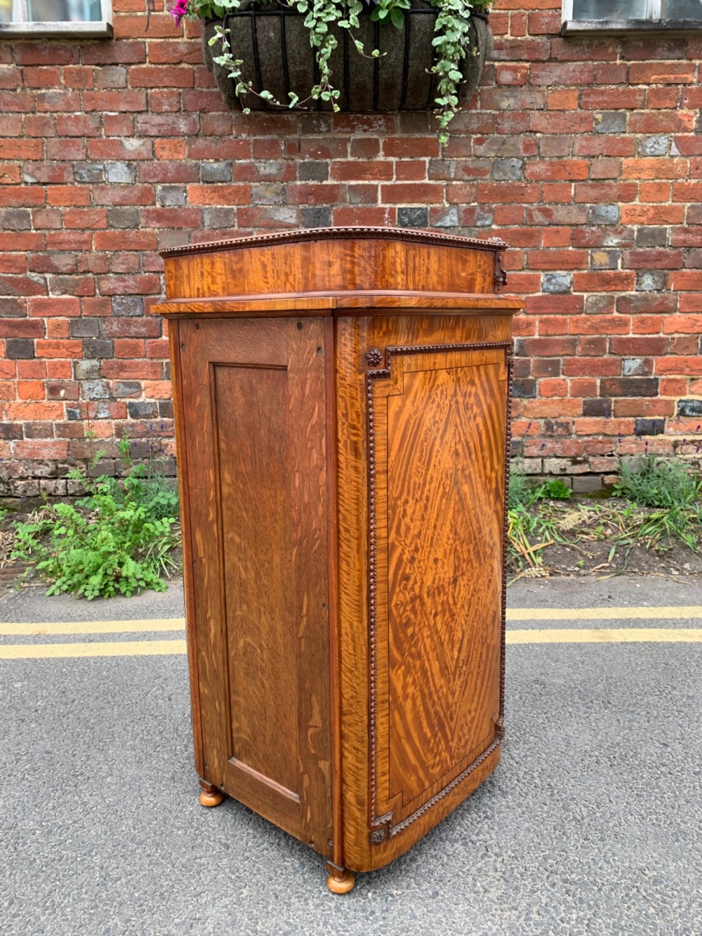 Satinwood pedestal chest  View V