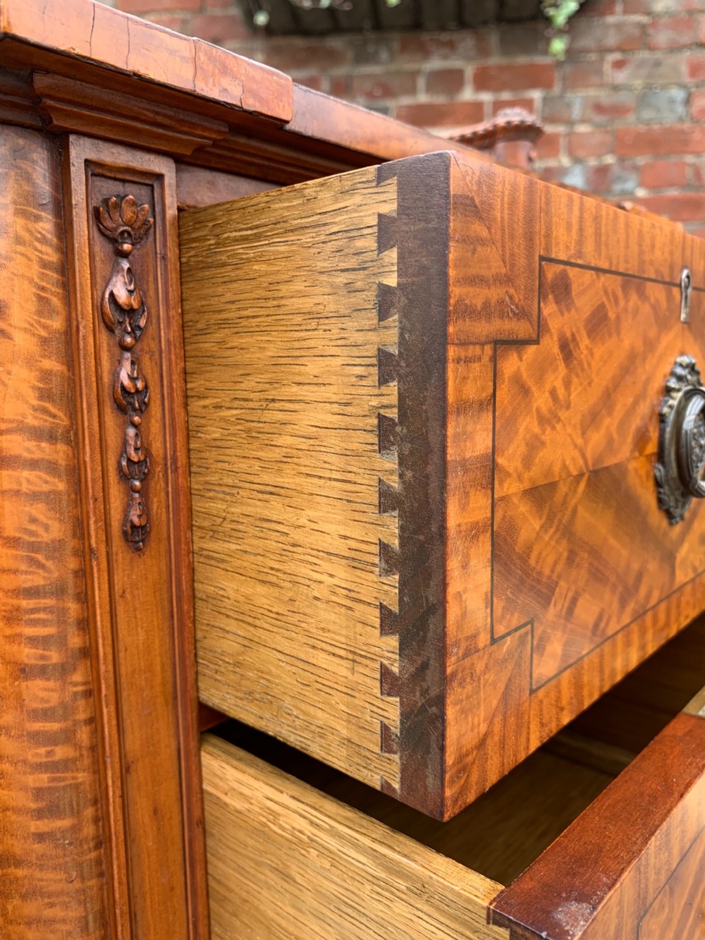 Satinwood pedestal chest  View XIII