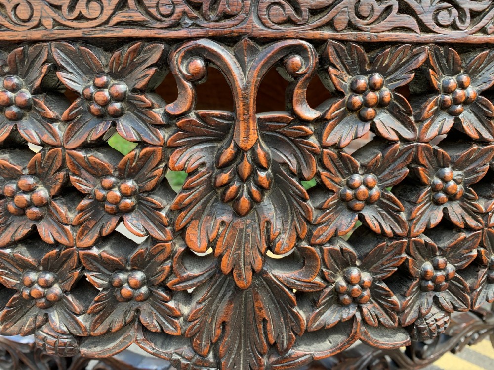 Anglo Indian Padouk console table  View VIII