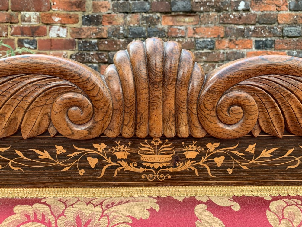 Continental inlaid Rosewood sofa  View III