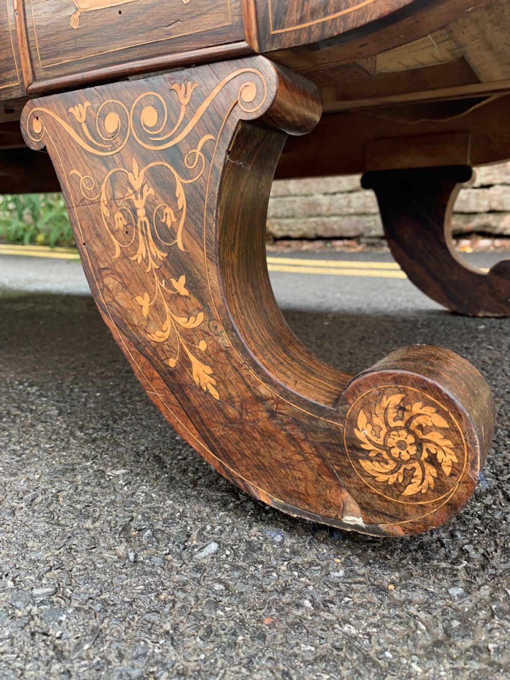 Continental inlaid Rosewood sofa  View IV