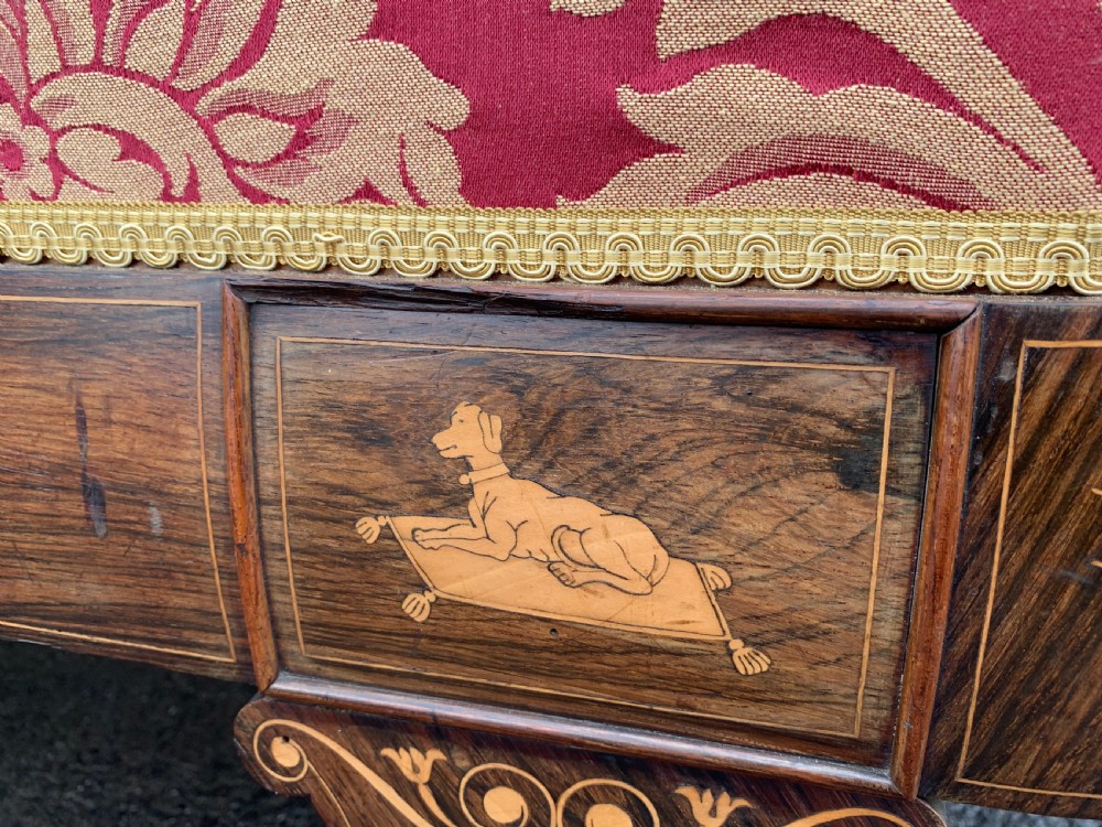 Continental inlaid Rosewood sofa  View V