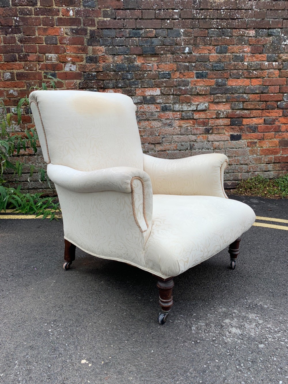 Walnut armchair 