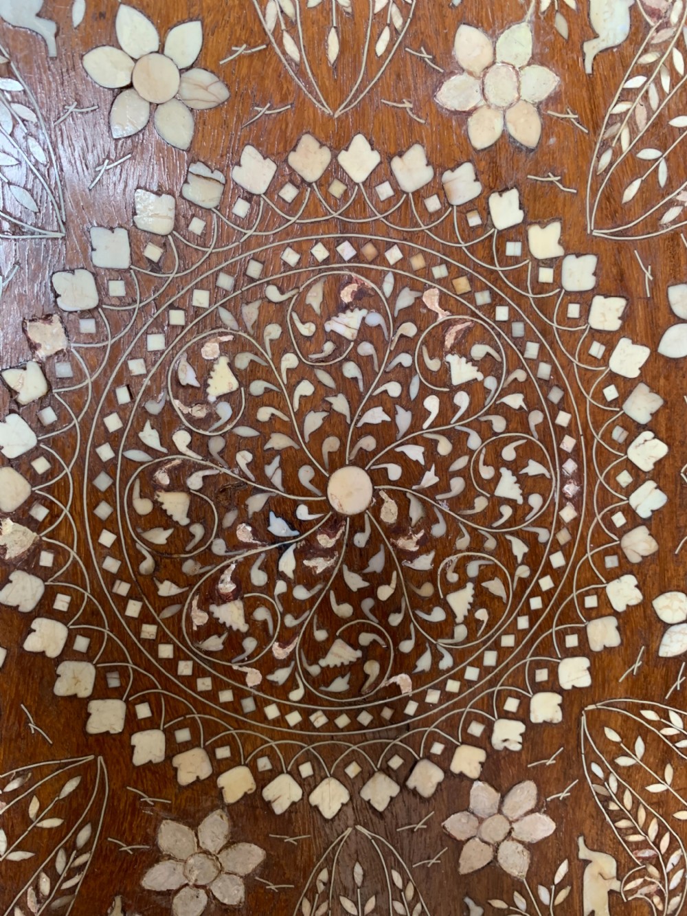 Inlaid Hoshiarpur table  View IV