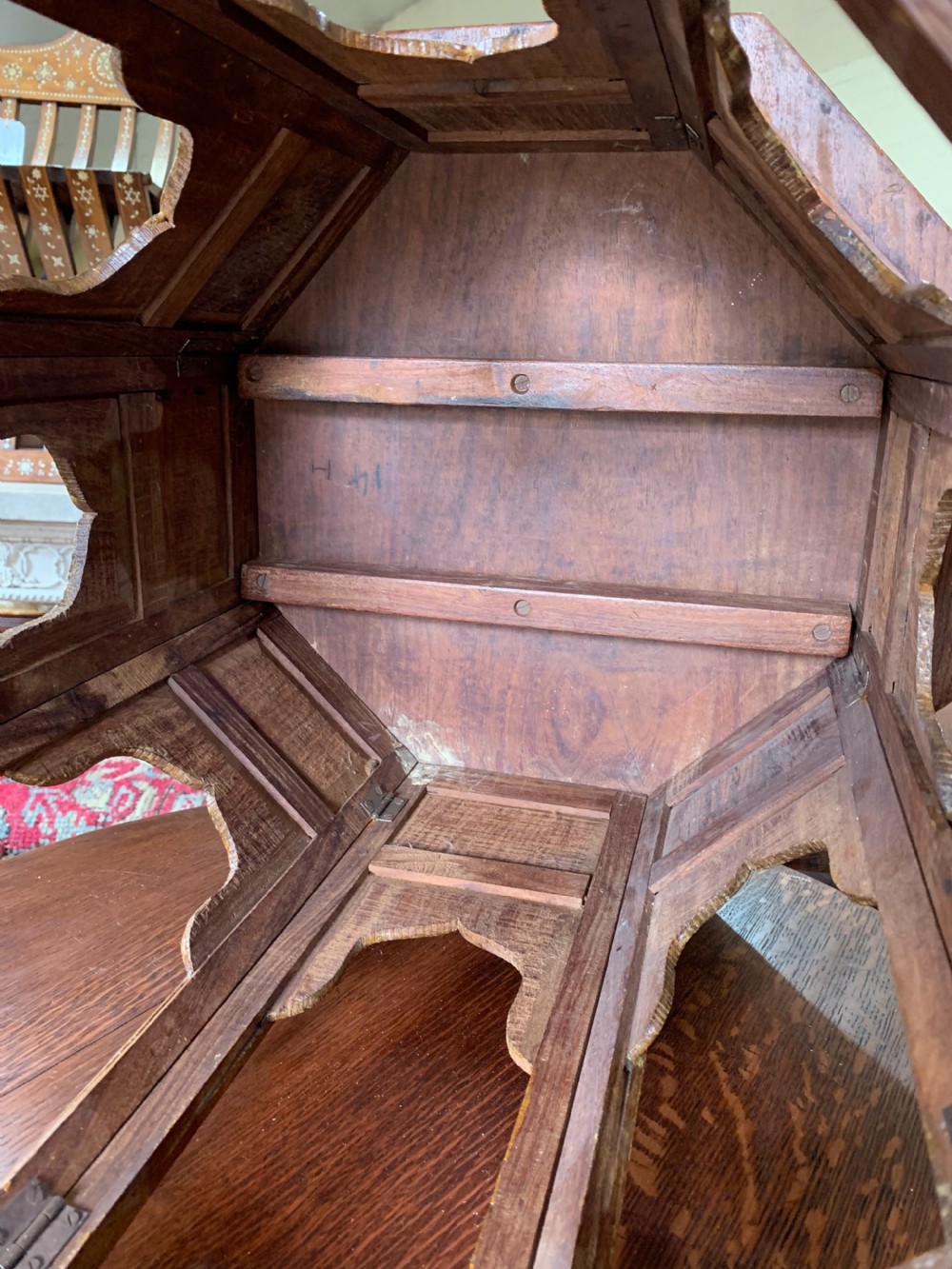 Inlaid Hoshiarpur table  View V