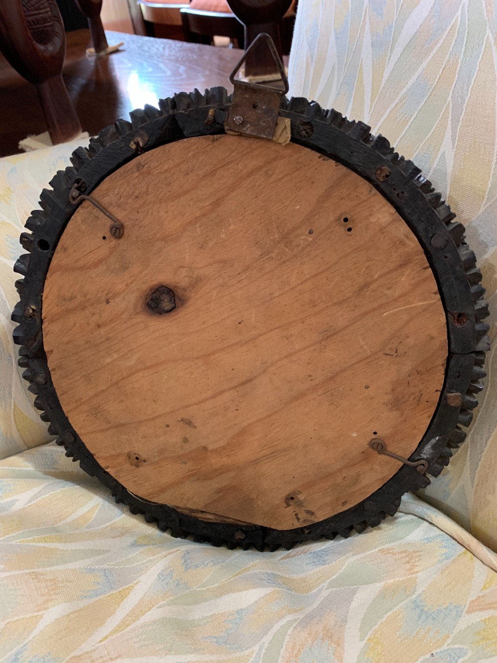 Ceylonese Ebony mirror  View II