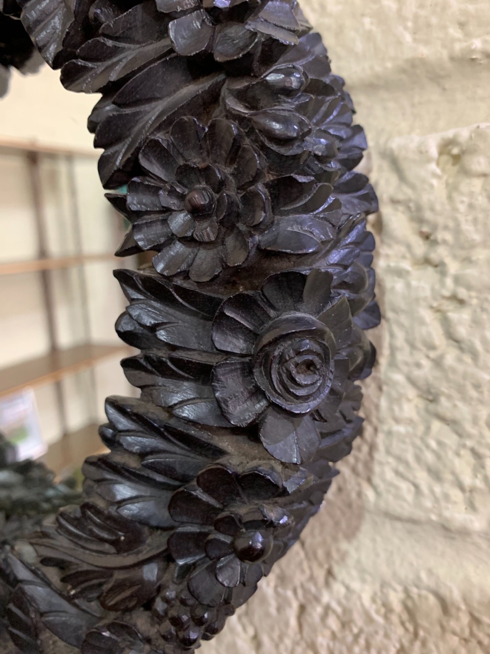 Ceylonese Ebony mirror  View III
