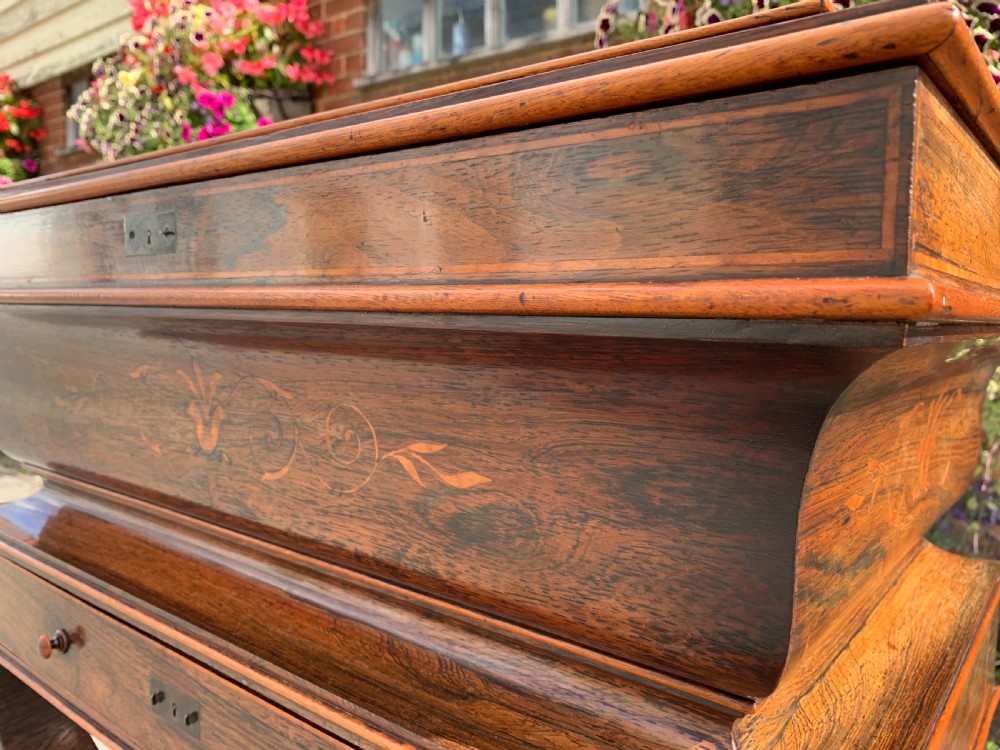 Inlaid Rosewood sewing box View III