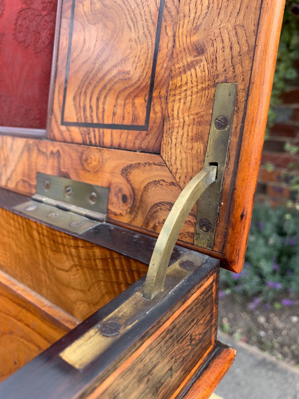 Inlaid Rosewood sewing box View V