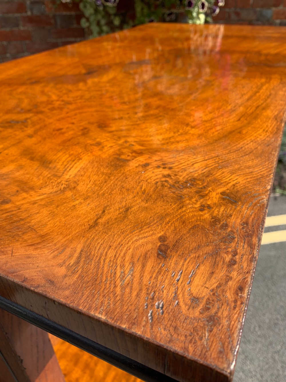 Nineteenth century pollard Oak buffet  View II