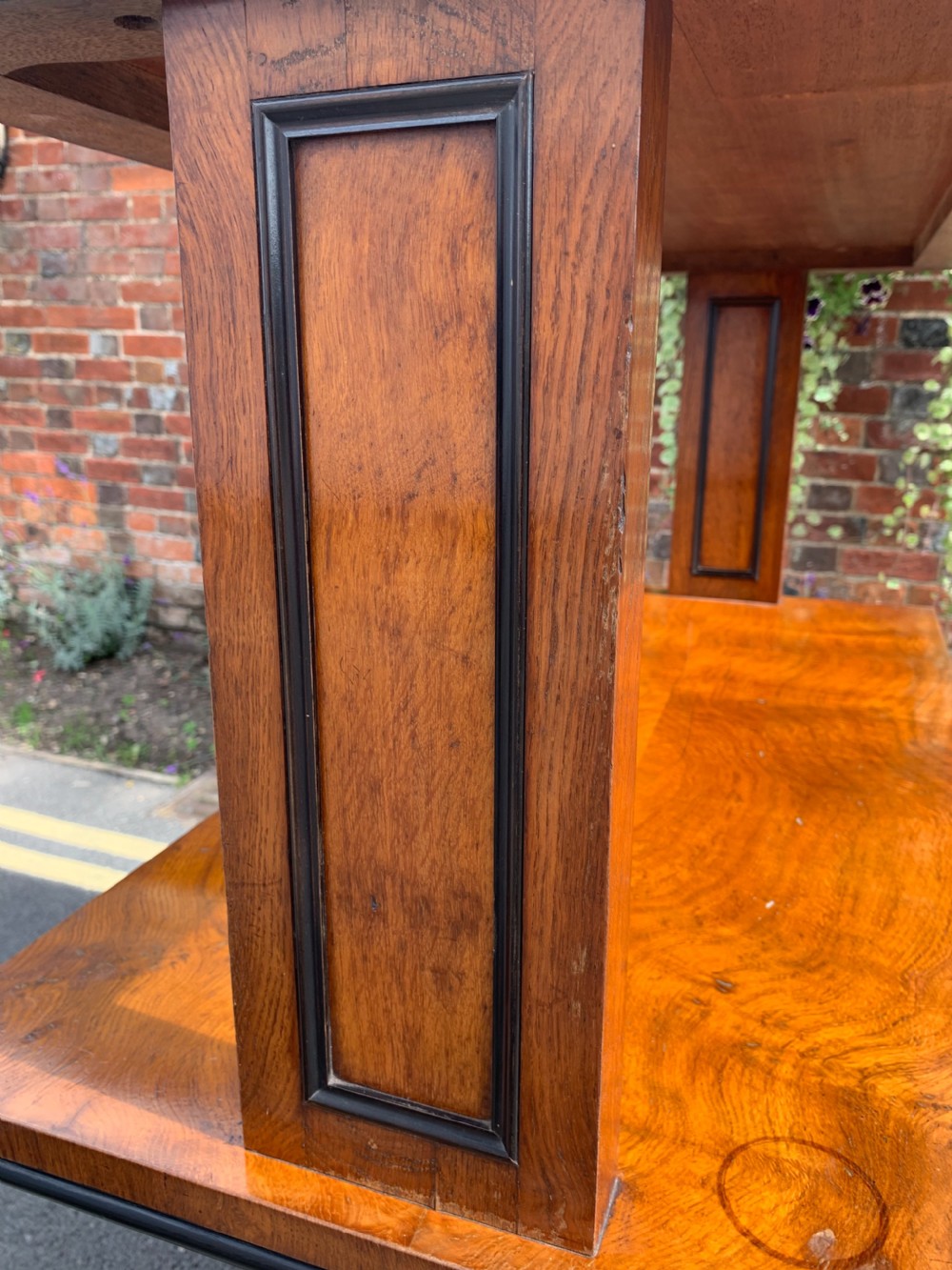 Nineteenth century pollard Oak buffet  View III