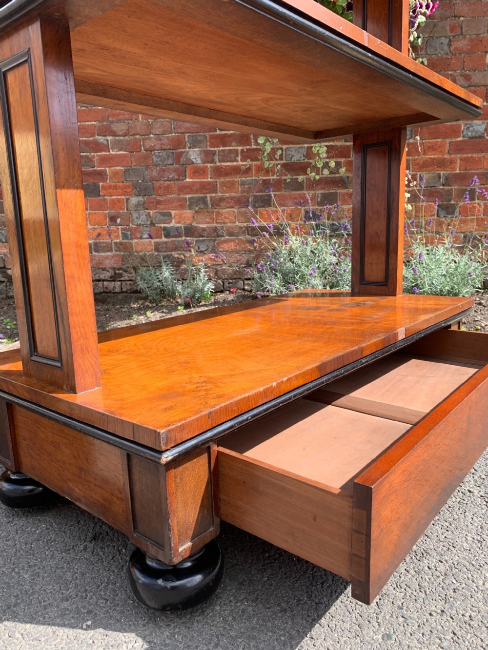 Nineteenth century pollard Oak buffet  View VIII