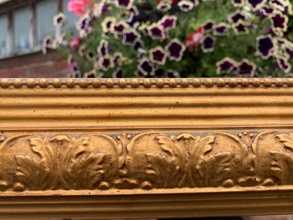 Gilt overmantle mirror  View III