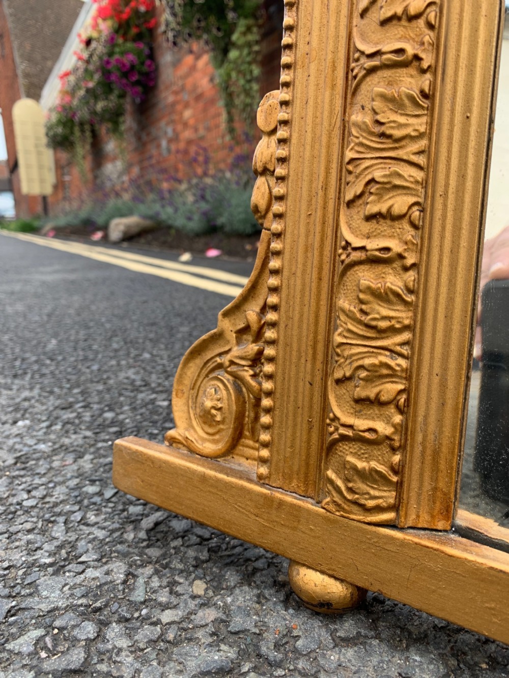 Gilt overmantle mirror  View IV