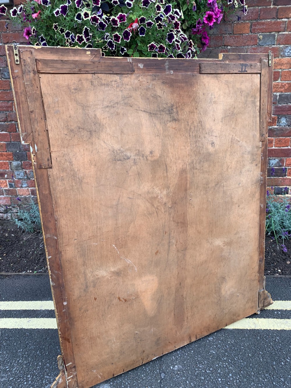 Gilt overmantle mirror  View V