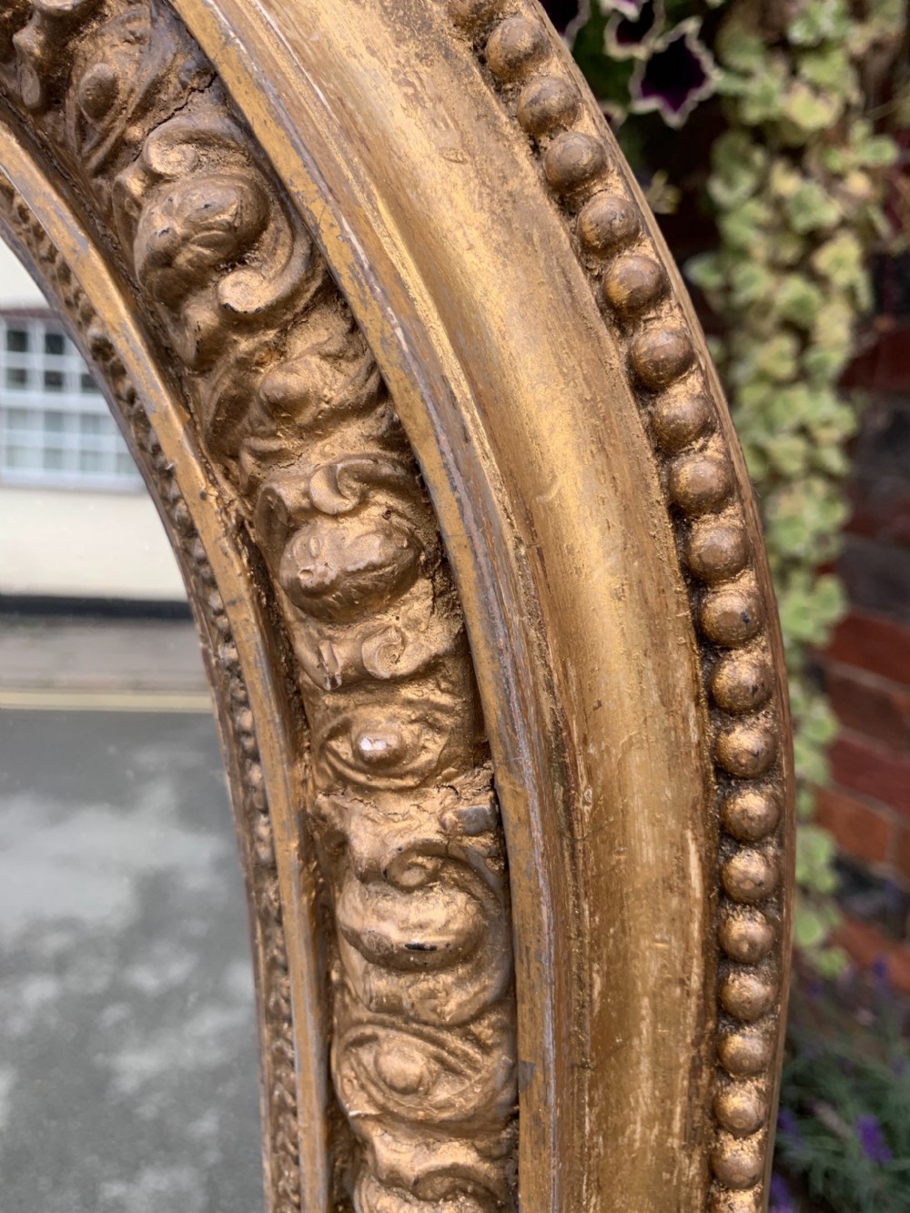 Victorian gilt overmantle  View II