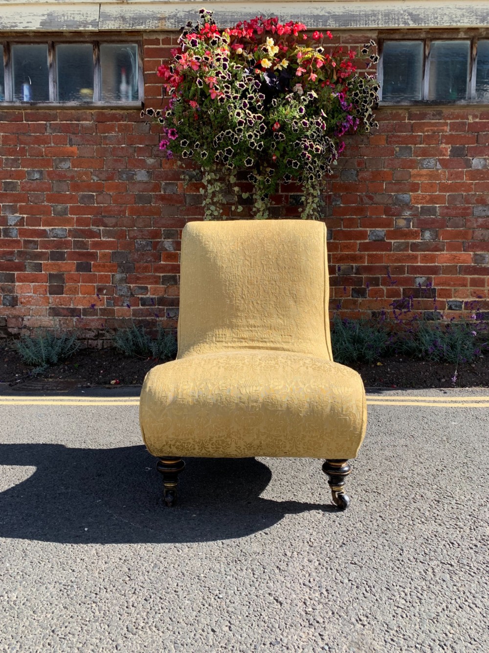 Victorian slipper chair  View V