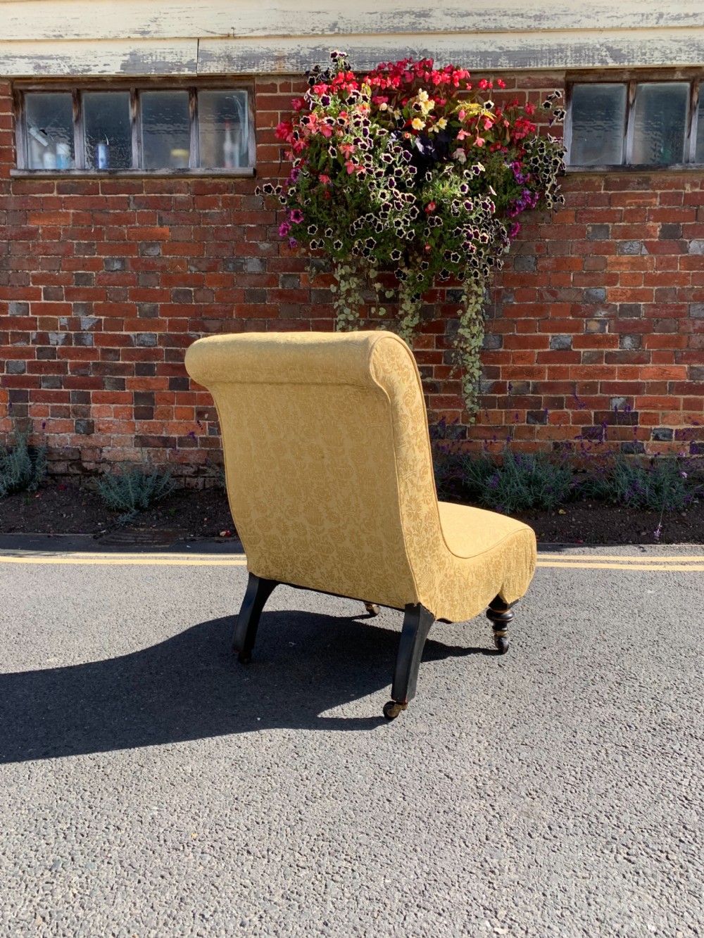 Victorian slipper chair  View VI