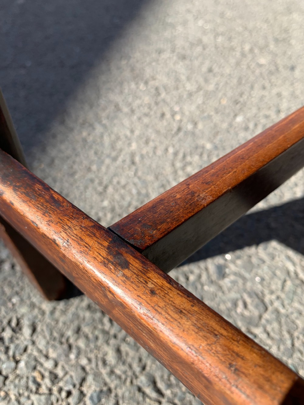 Pair of Mahogany hall chairs  View VI