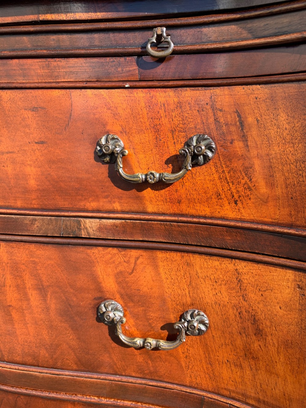 Chippendale revival serpentine chest  View III