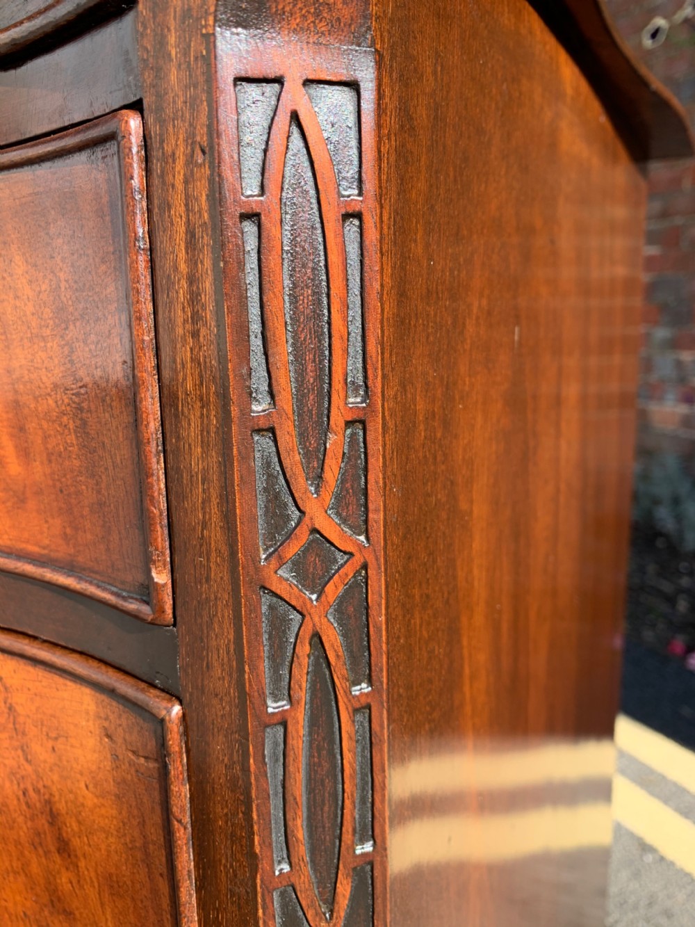 Chippendale revival serpentine chest  View IV