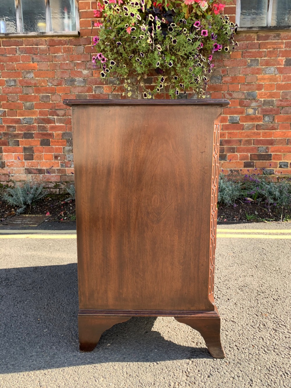 Chippendale revival serpentine chest  View VI
