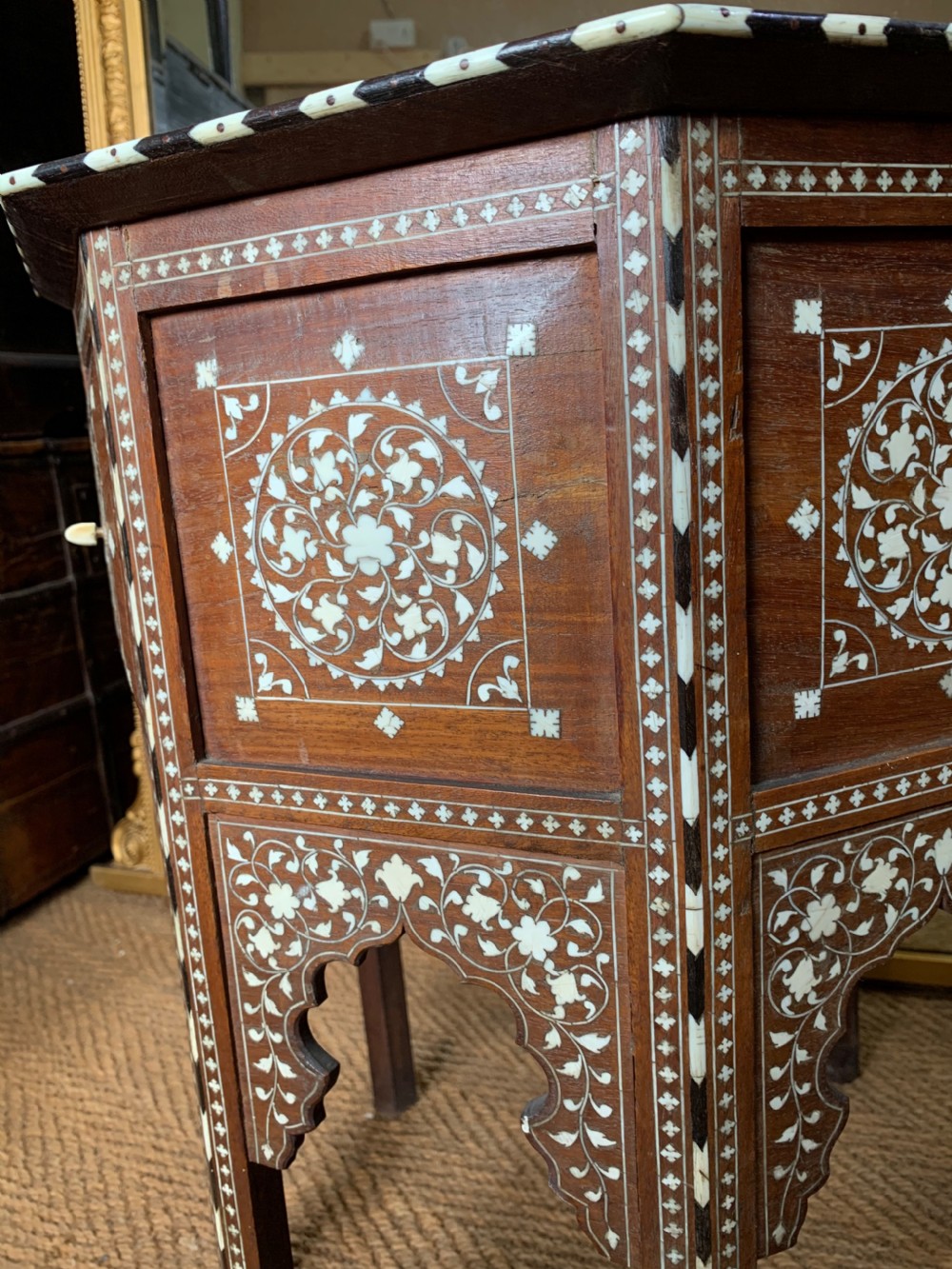 Exceptional Hoshiarpur inlaid table  View IV