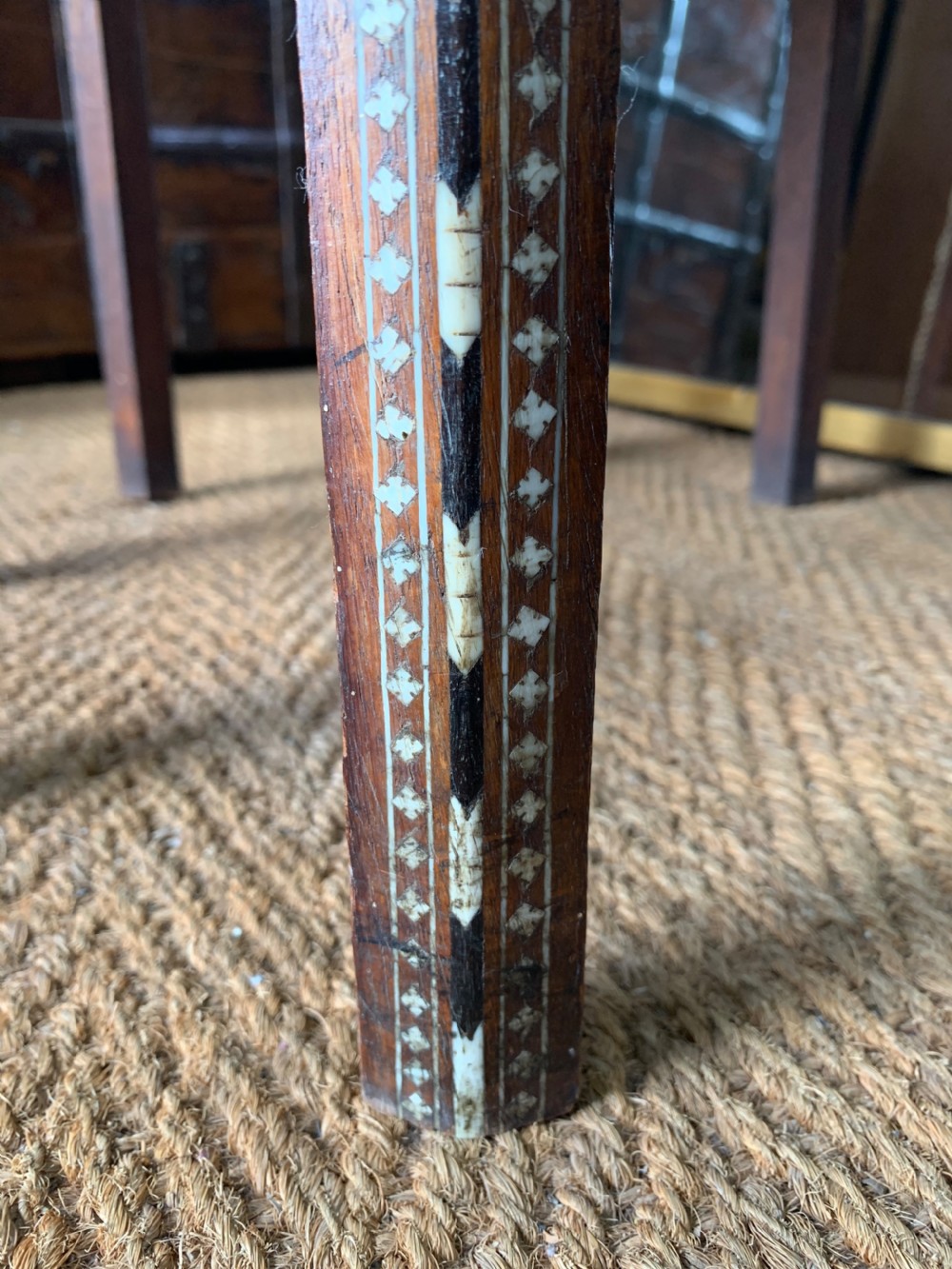 Exceptional Hoshiarpur inlaid table  View VI