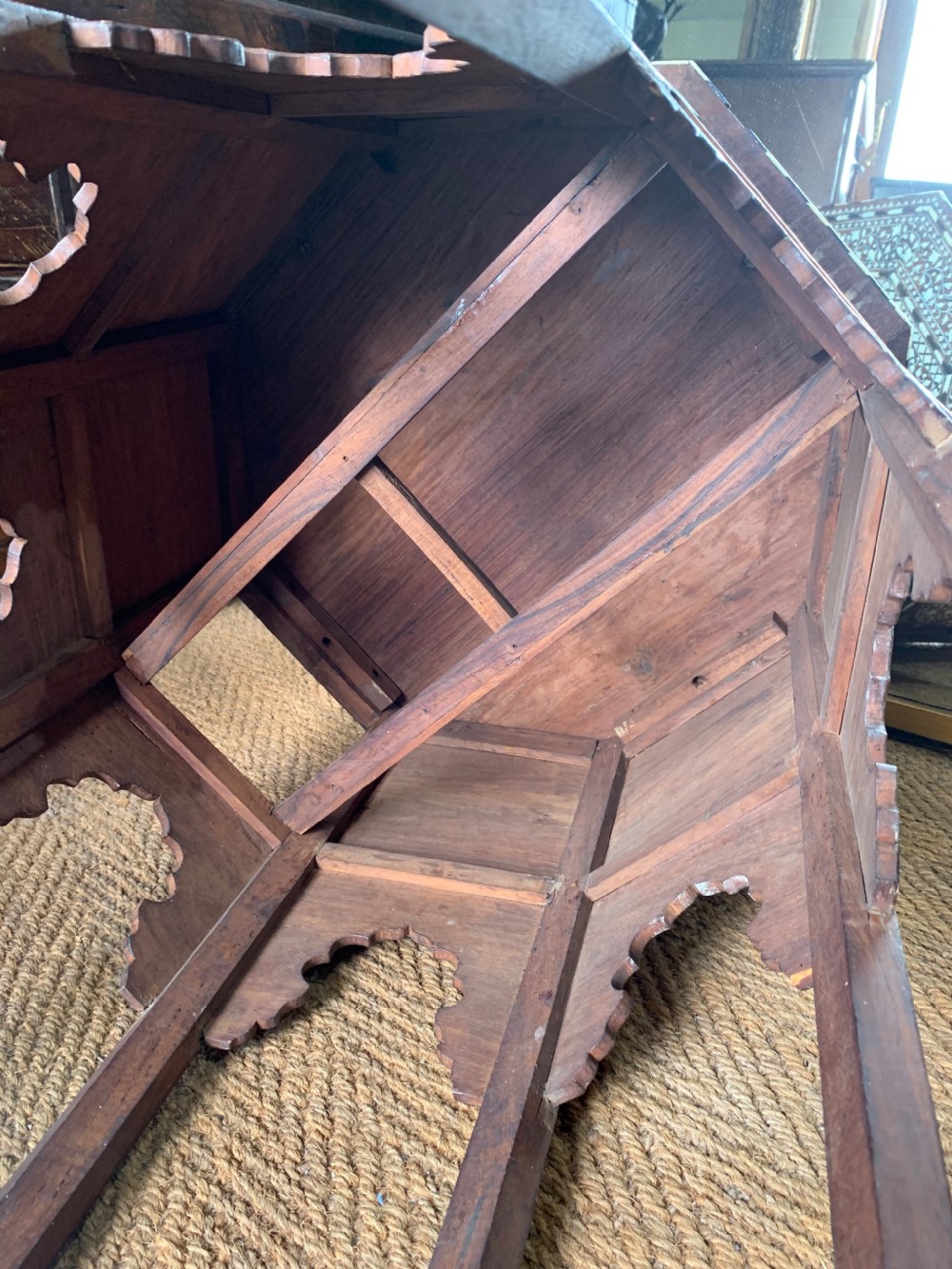 Exceptional Hoshiarpur inlaid table  View IX