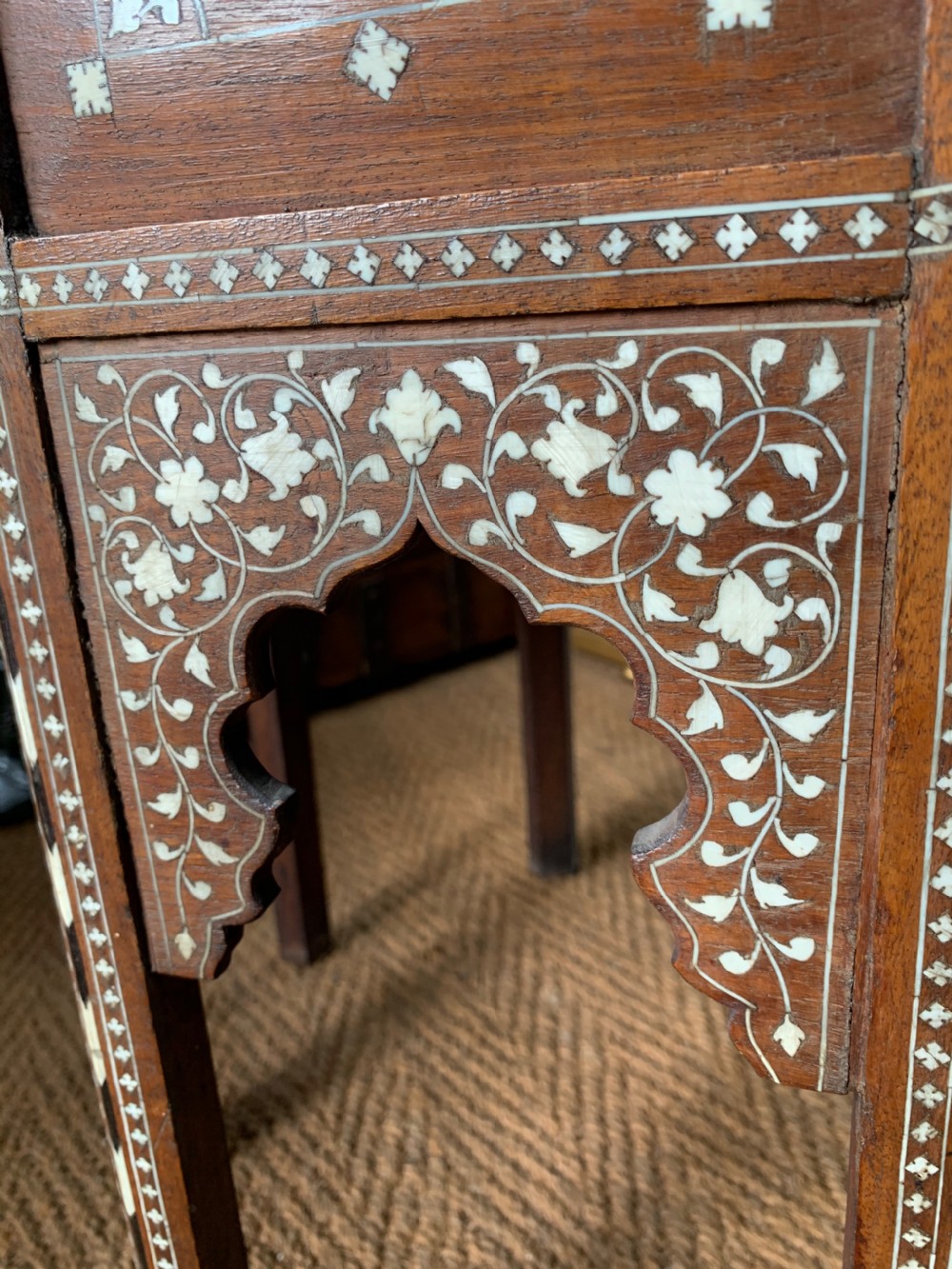 Exceptional Hoshiarpur inlaid table  View XI