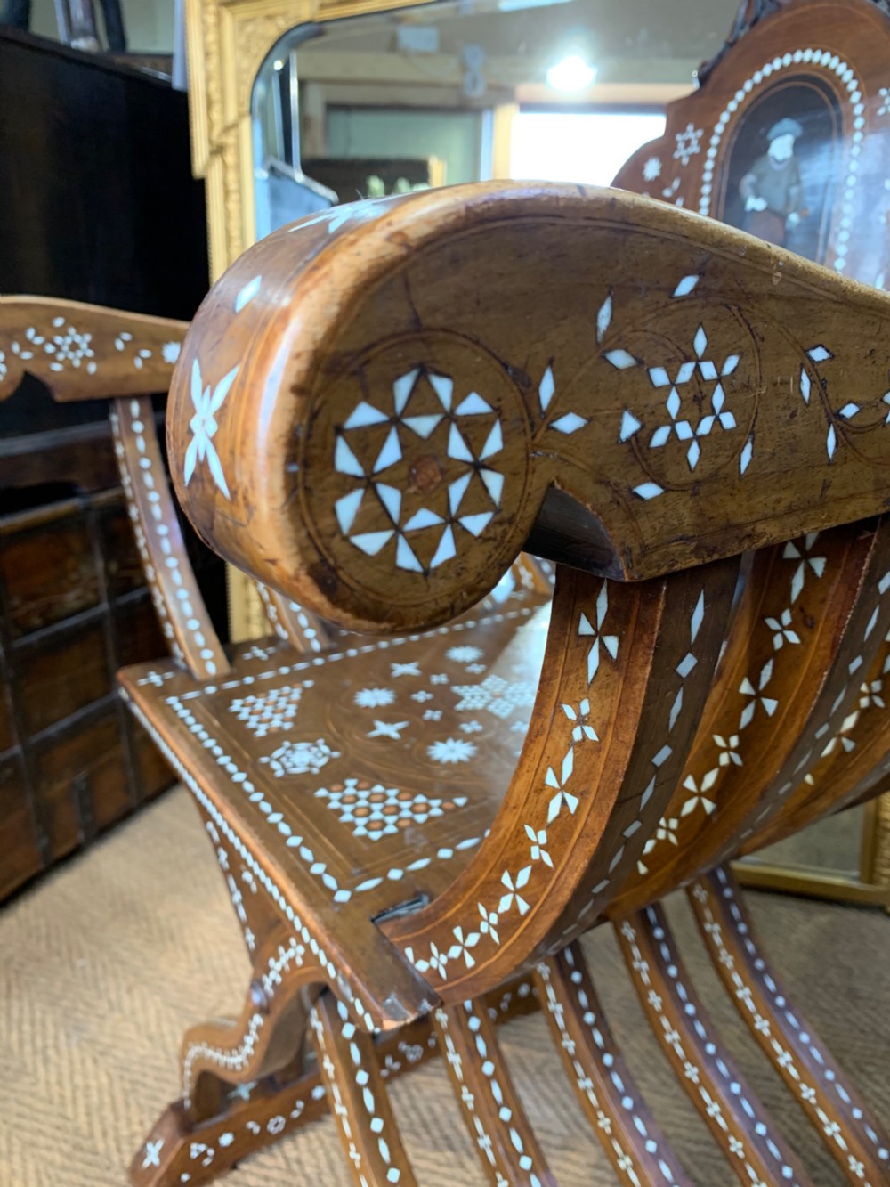 Italian Savonarola chair  View V