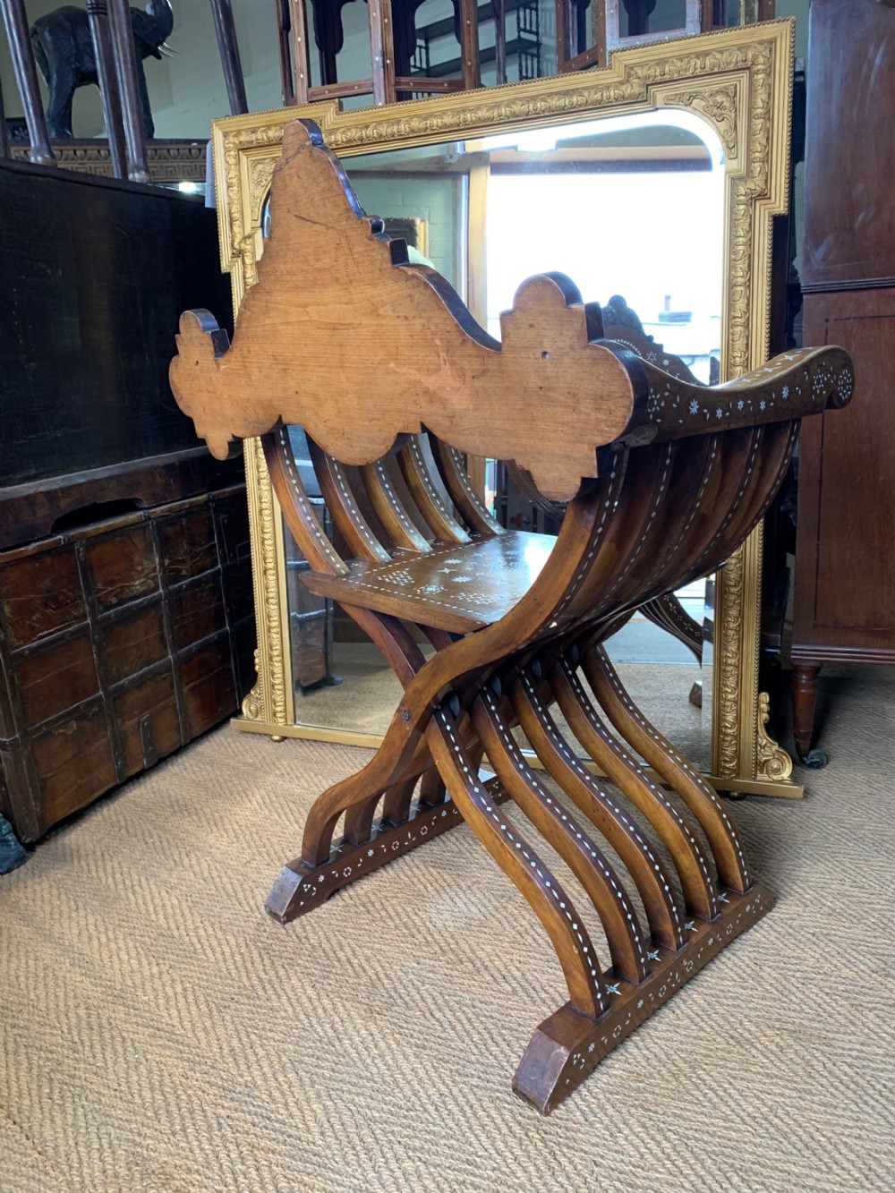 Italian Savonarola chair  View VIII