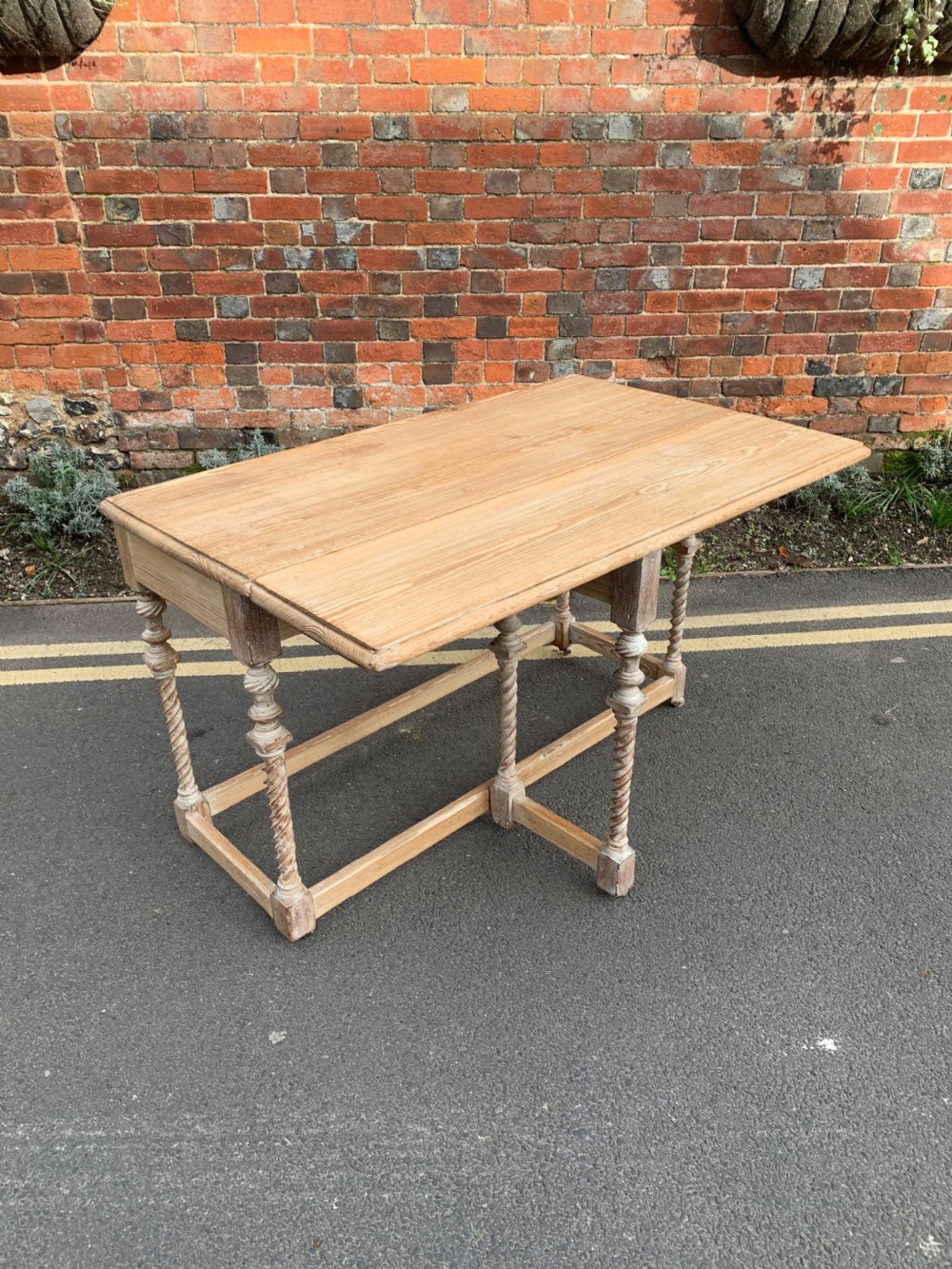 Rustic pine table  View III